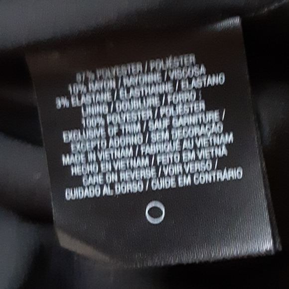 Tahari blue and black lace skirt sz 8 - Picture 7 of 7